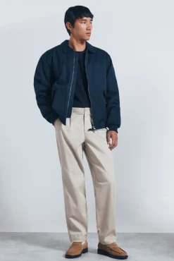 Clearance Springfield Veste aviateur rembourr&eacute;e bleu