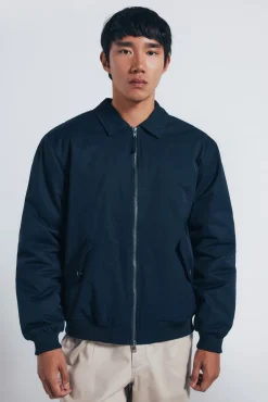 Clearance Springfield Veste aviateur rembourr&eacute;e bleu