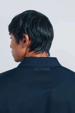 Clearance Springfield Veste aviateur rembourr&eacute;e bleu