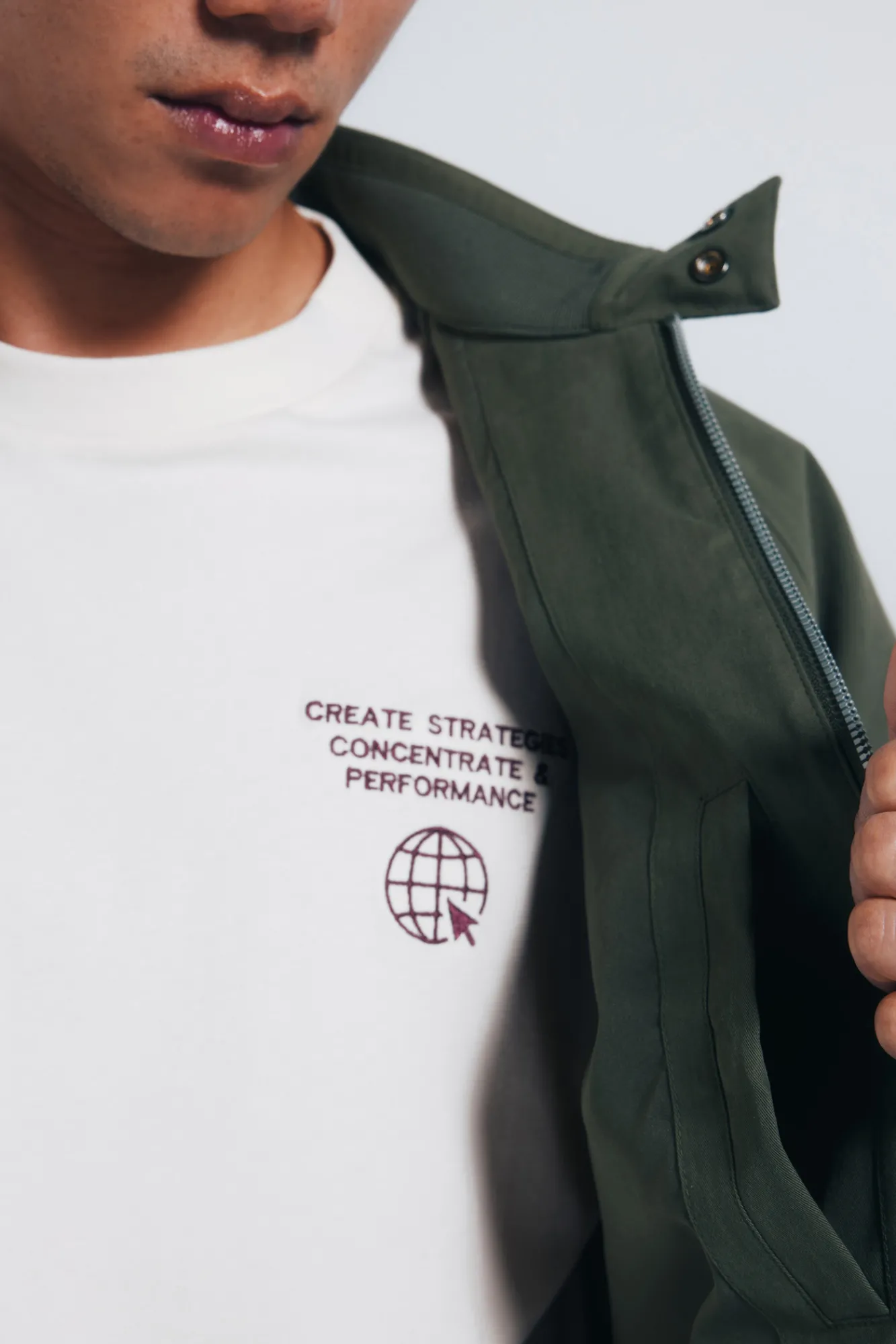 Discount Springfield veste en coton imprimé