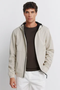 Clearance Springfield Veste softshell à capuche