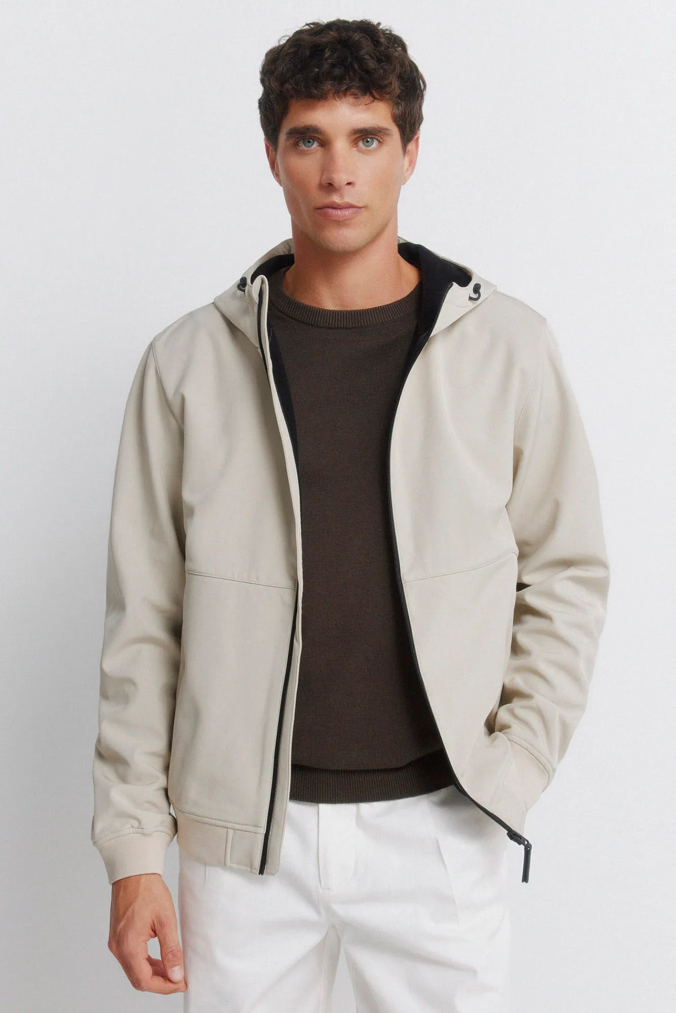 Clearance Springfield Veste softshell à capuche