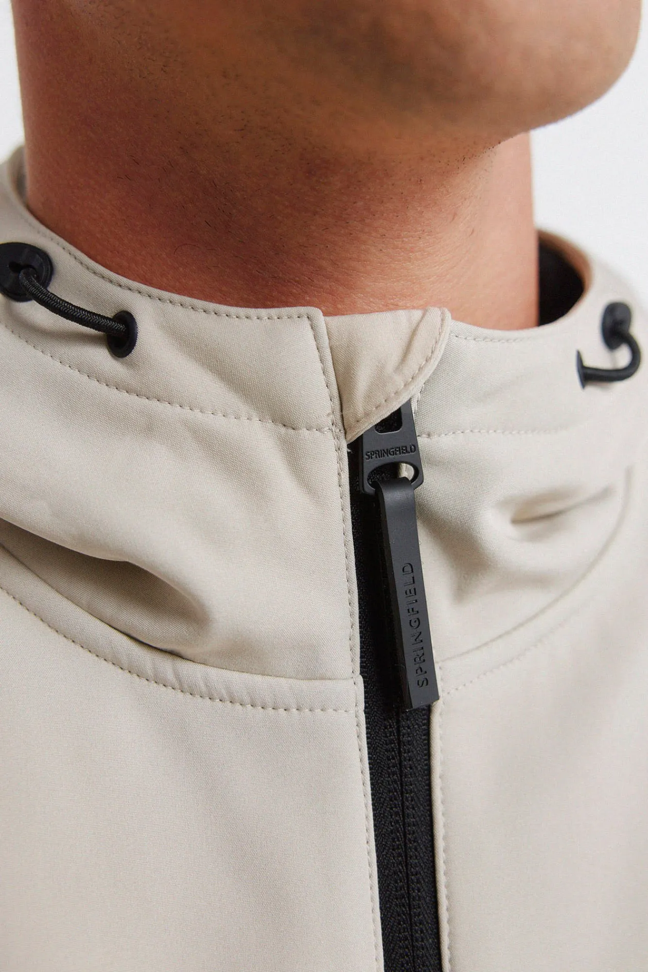 Clearance Springfield Veste softshell à capuche